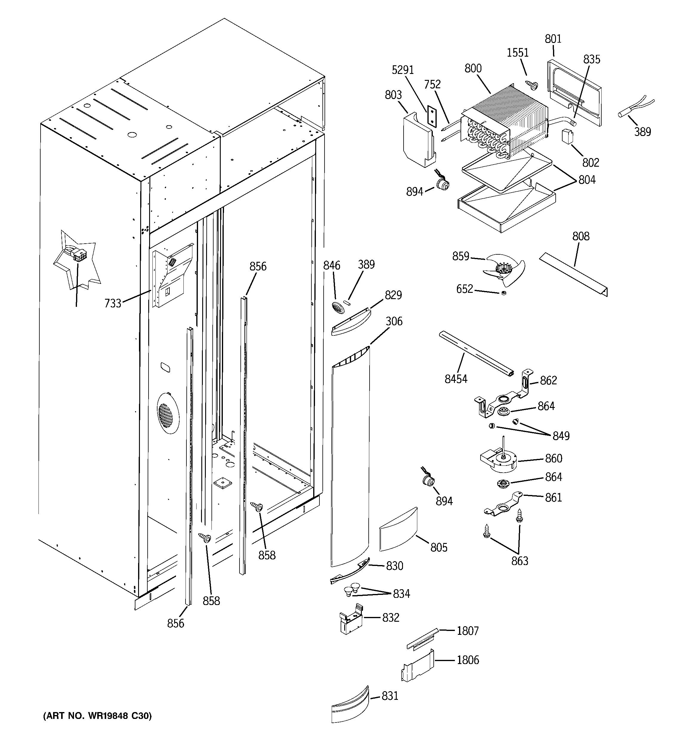 Freezer section