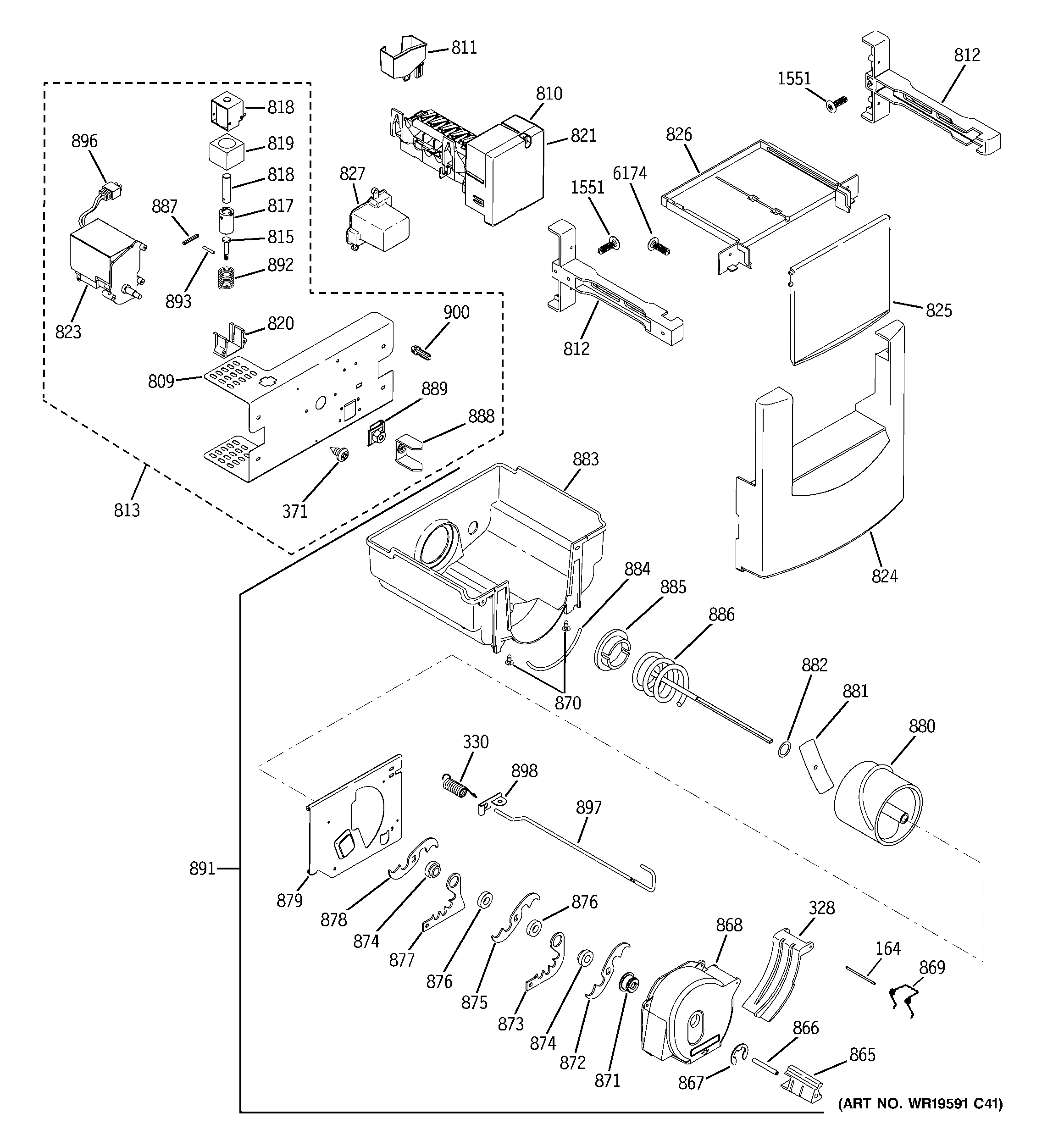 Ice maker & dispenser