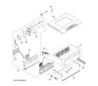 GE ZISP420DXBSS quick chill diagram