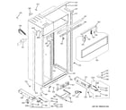 GE ZISP420DXBSS case parts diagram