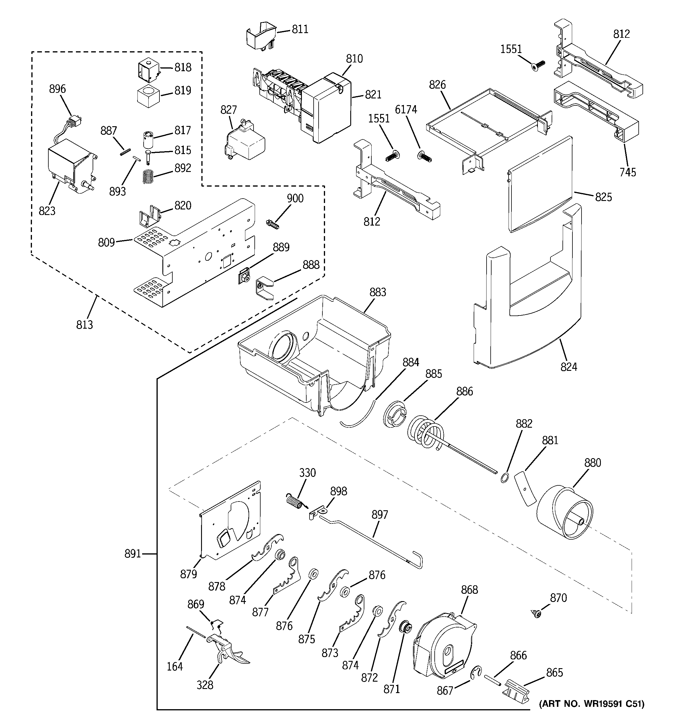 Ice maker & dispenser