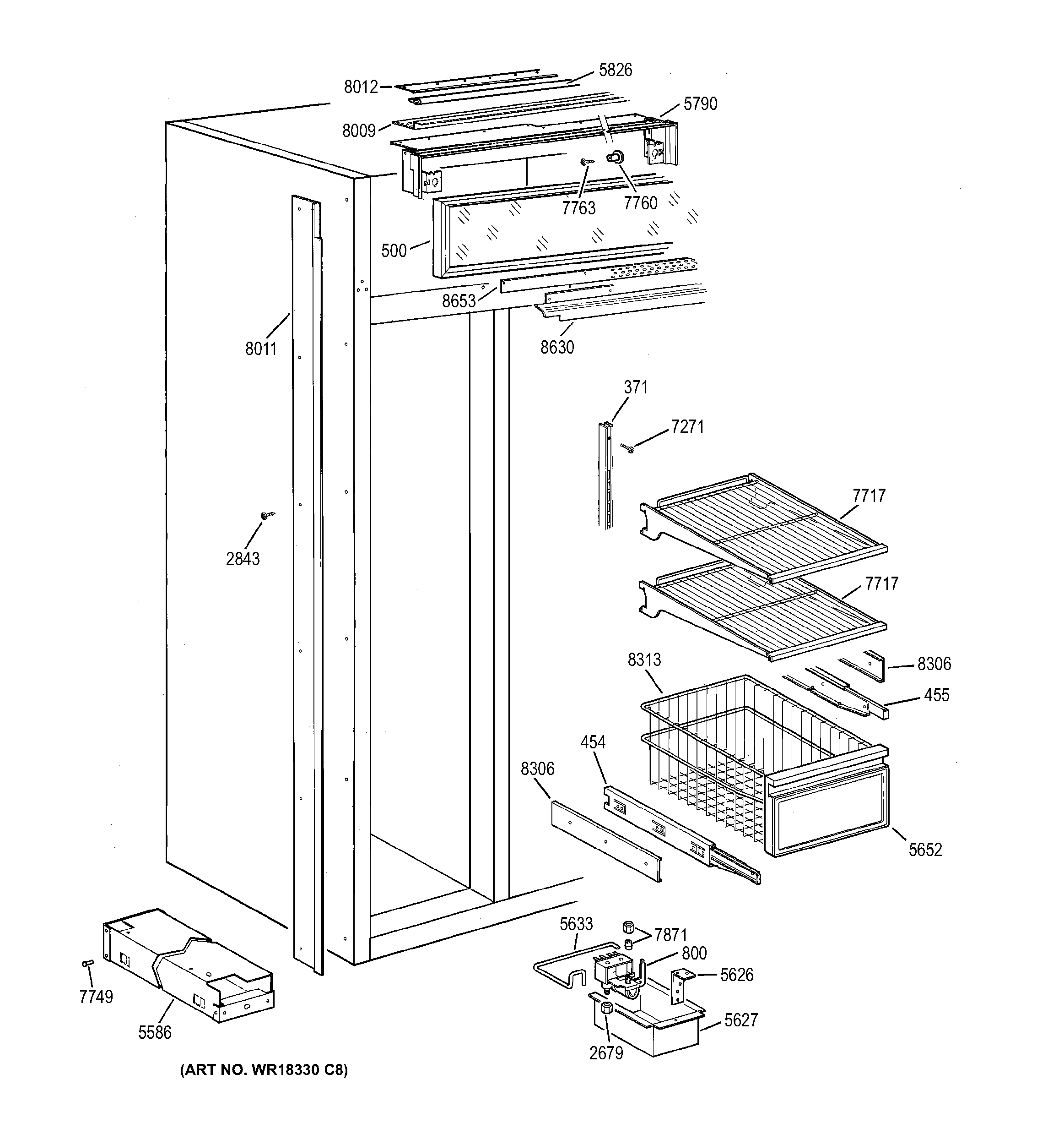 Freezer shelves
