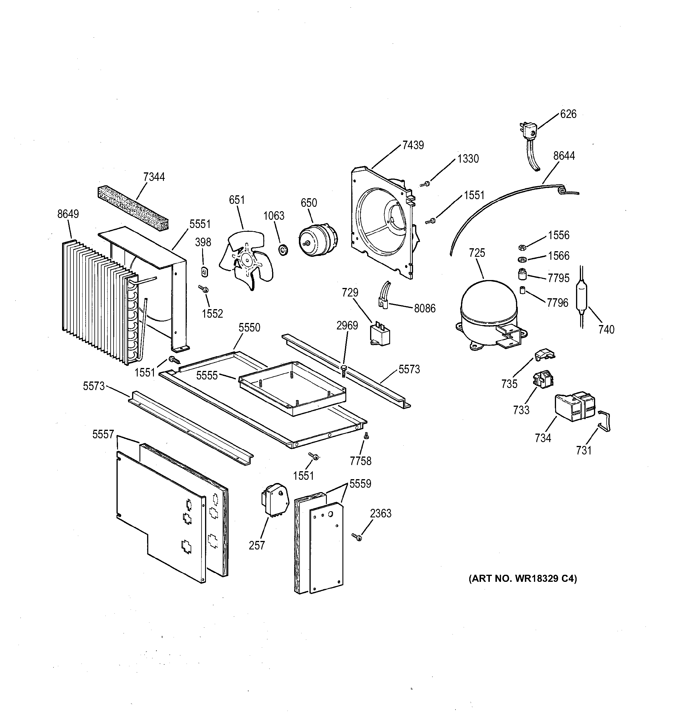 Machine compartment