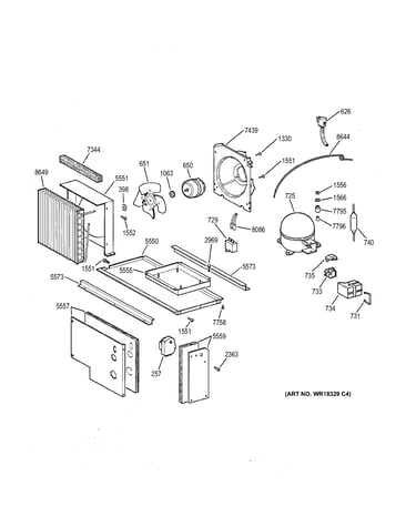 Machine compartment