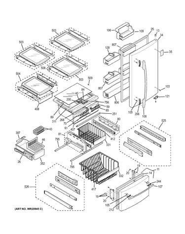 Doors & shelves