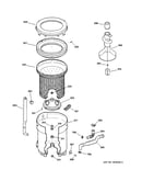 Tub, basket & agitator