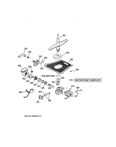 Motor-pump machanism