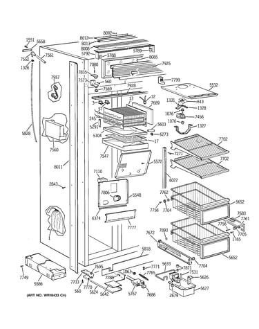 Freezer section