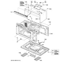 GE PSA2201RSS01 oven cavity parts diagram