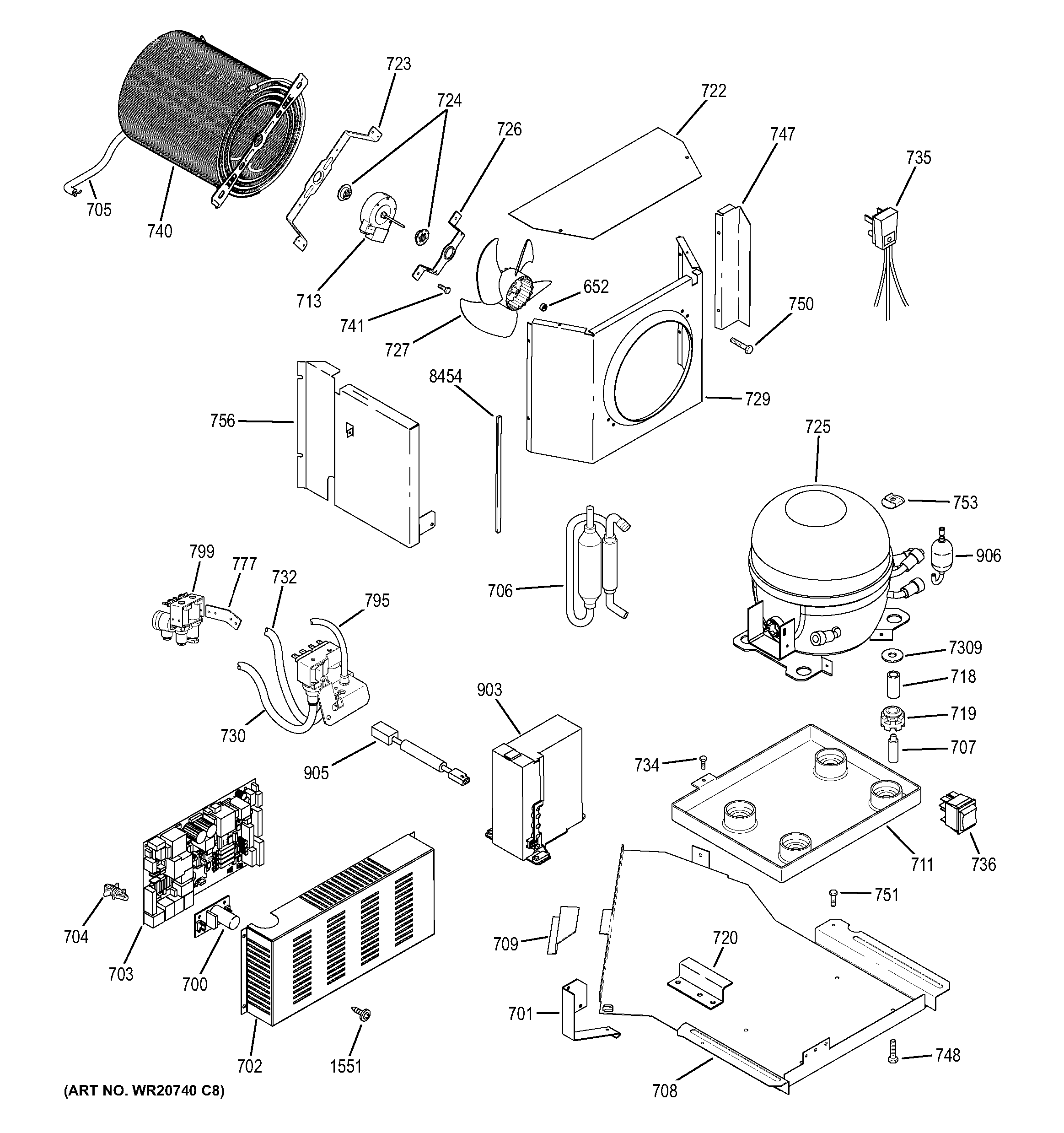 Machine compartment