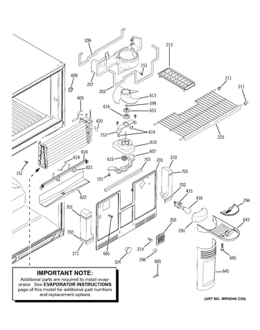 Freezer section