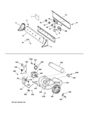 Backsplash, blower & drive assembly
