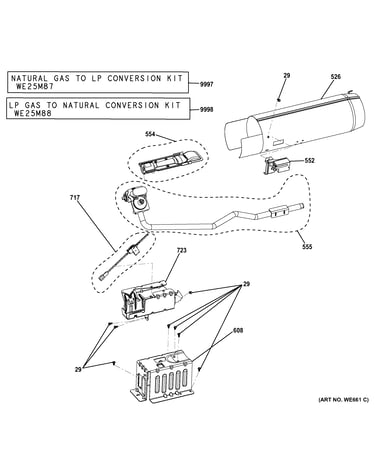 Gas valve & burner assembly