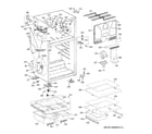 GE GTZ18GCEERSS cabinet diagram