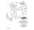 GE GTR16DBEMRWW cabinet diagram