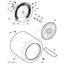 Hotpoint HTDX100ED2WW drum diagram