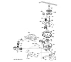 GE ZBD6700G03WW sump assembly diagram