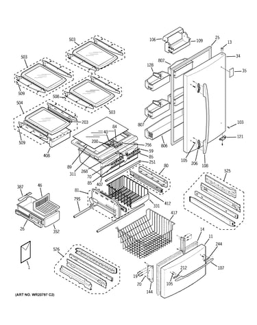 Doors & shelves