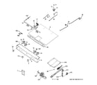 Hotpoint RGB526DET3WW gas & burner parts diagram