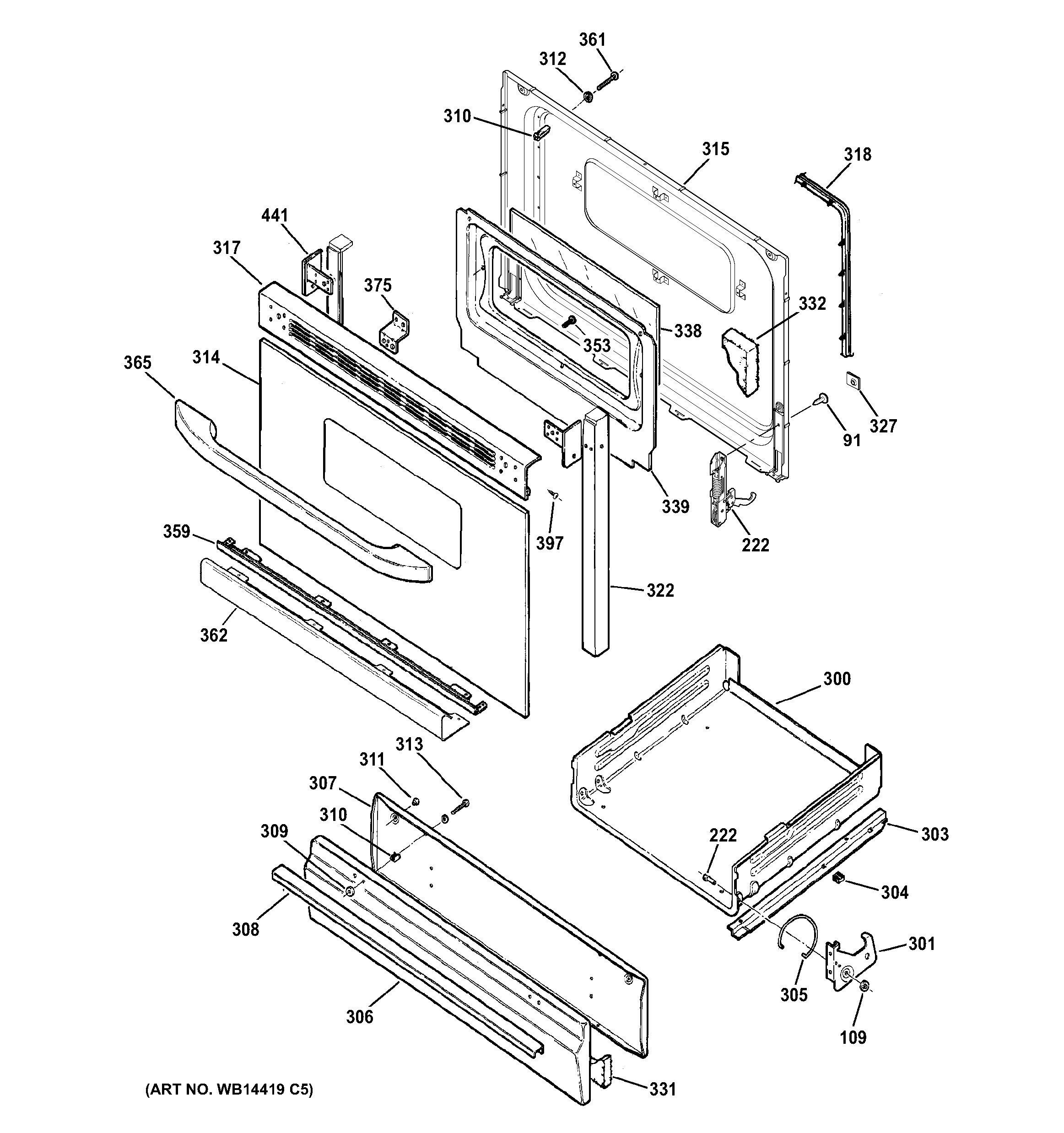 Door & drawer parts