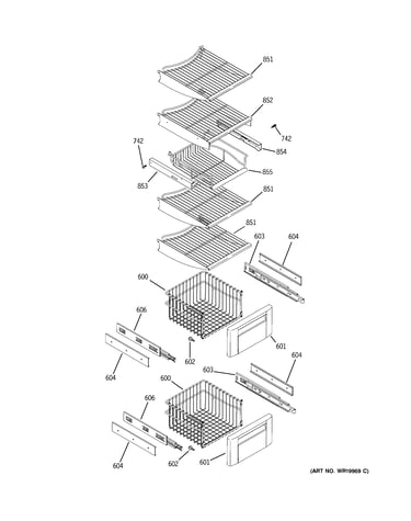 Freezer shelves