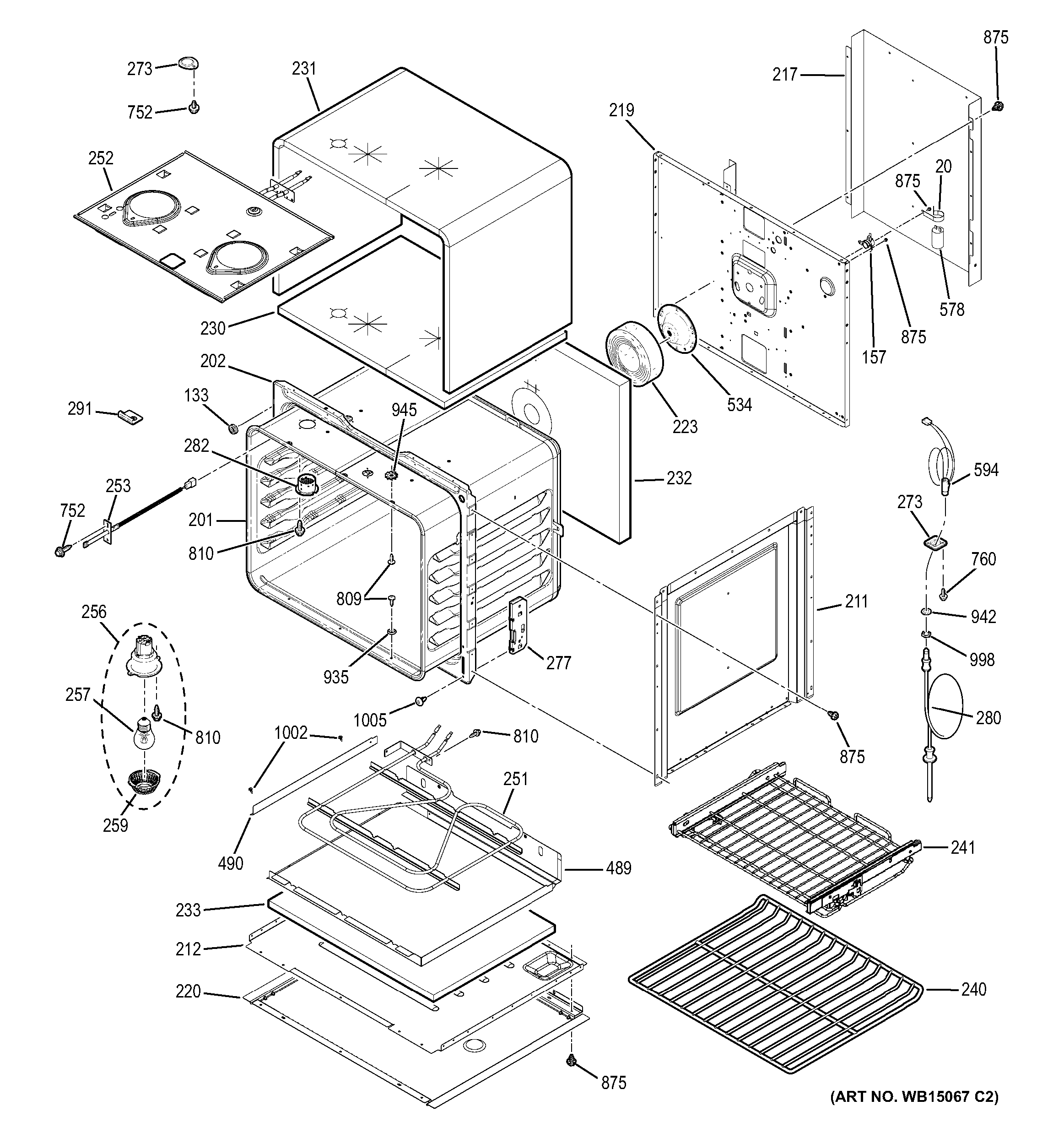 Upper oven