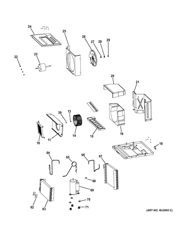 Base pan & unit parts