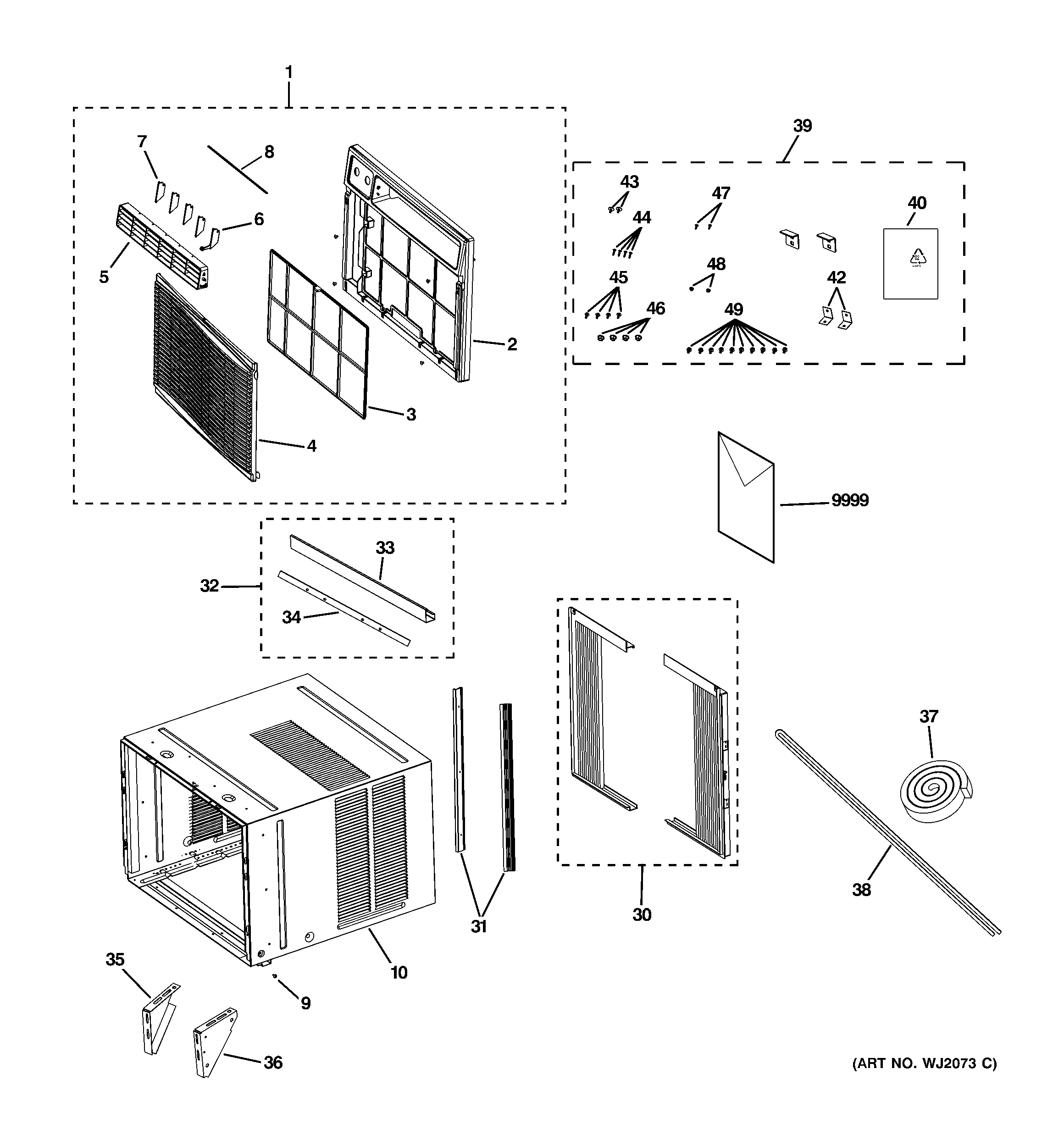 Grille & chassis parts