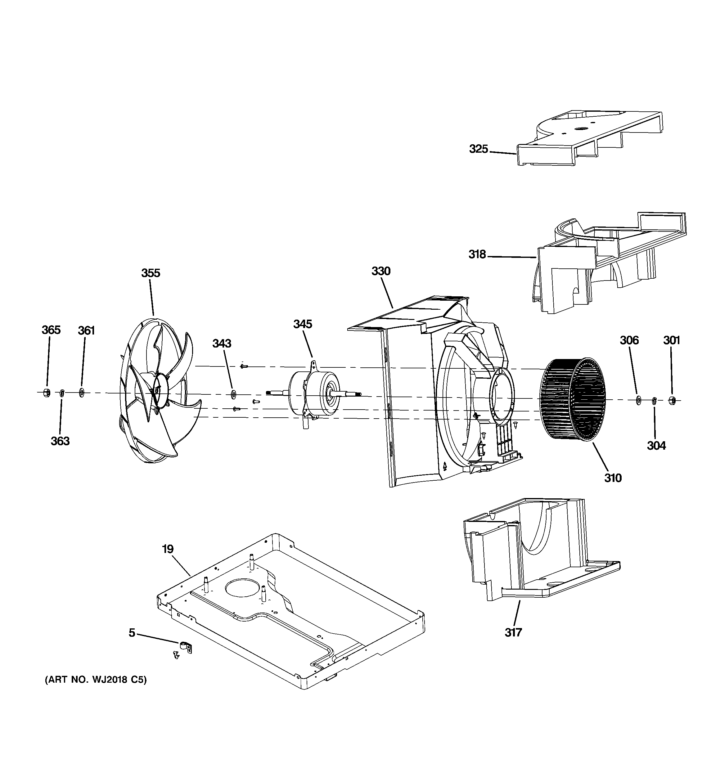 Base pan parts
