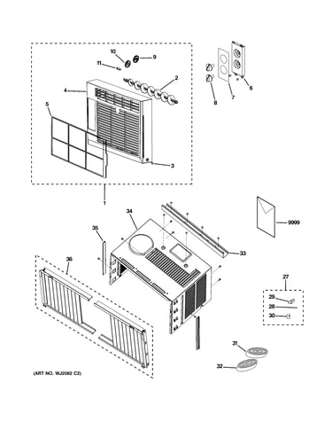 Grille & chassis parts