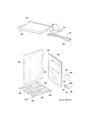 Cabinet & top panel