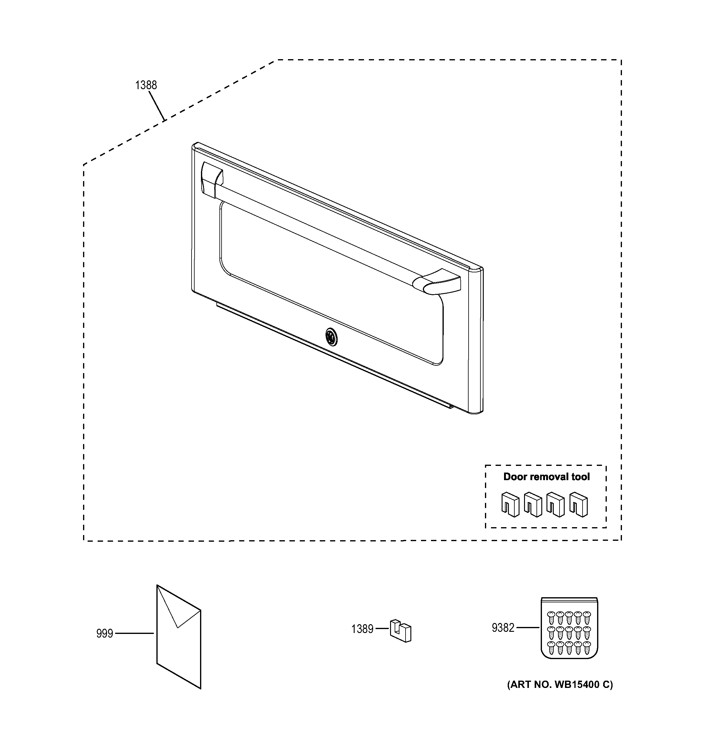 Microwave door