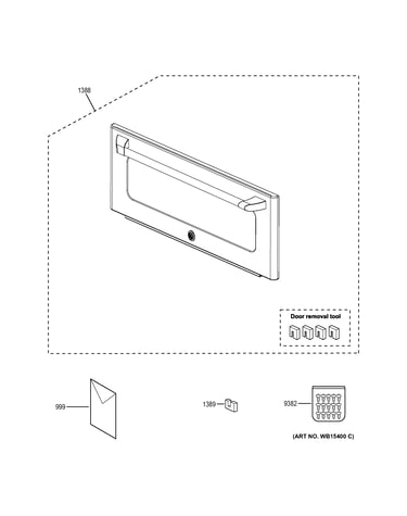 Microwave door