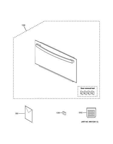 Microwave door