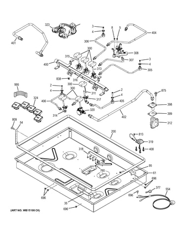 Gas & burner parts