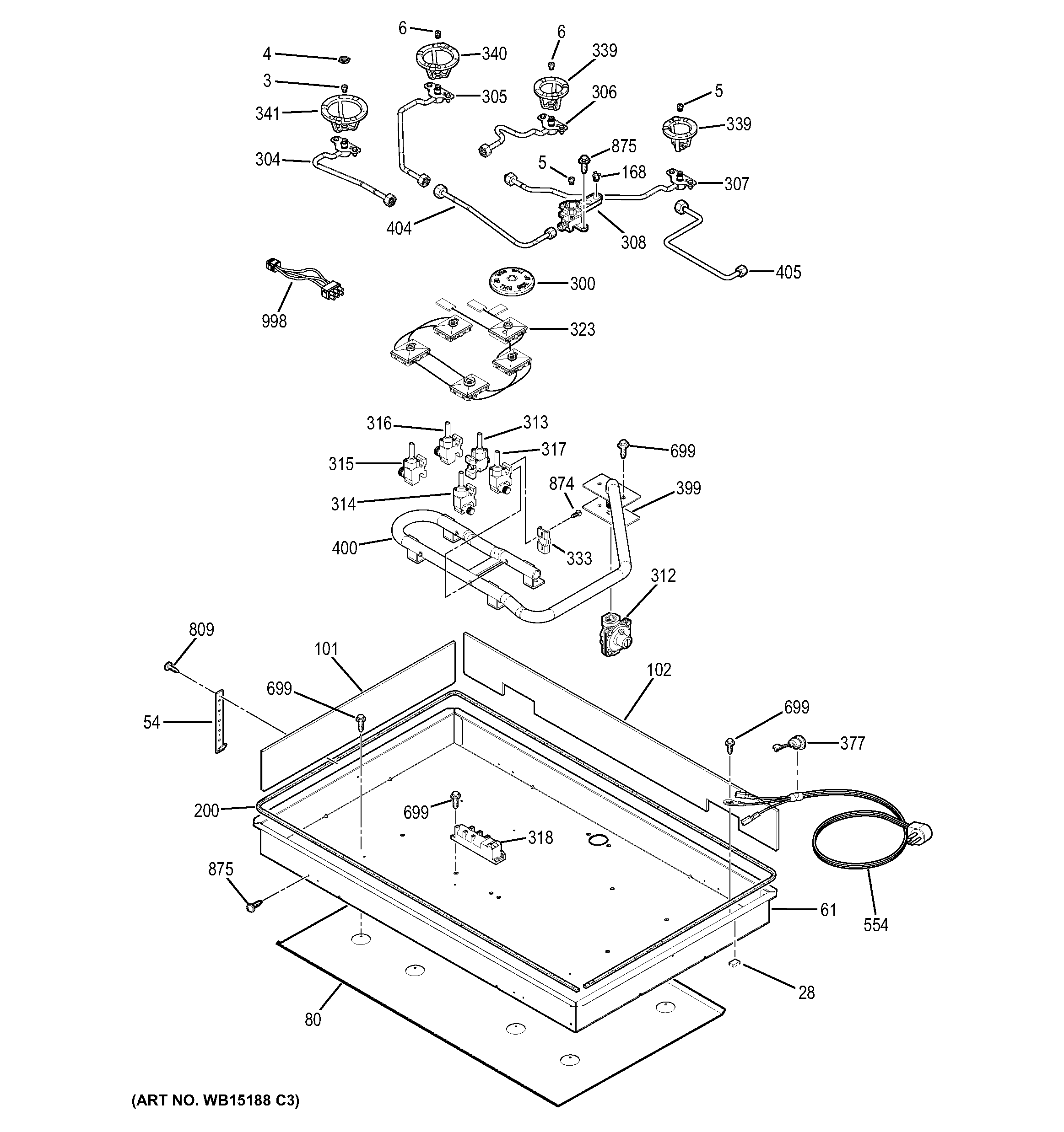 Gas & burner parts