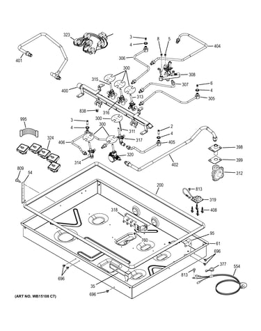 Gas & burner parts