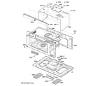 GE CVM1790SS3SS oven cavity parts diagram