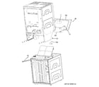 Kenmore 36371542 cabinet (3) diagram