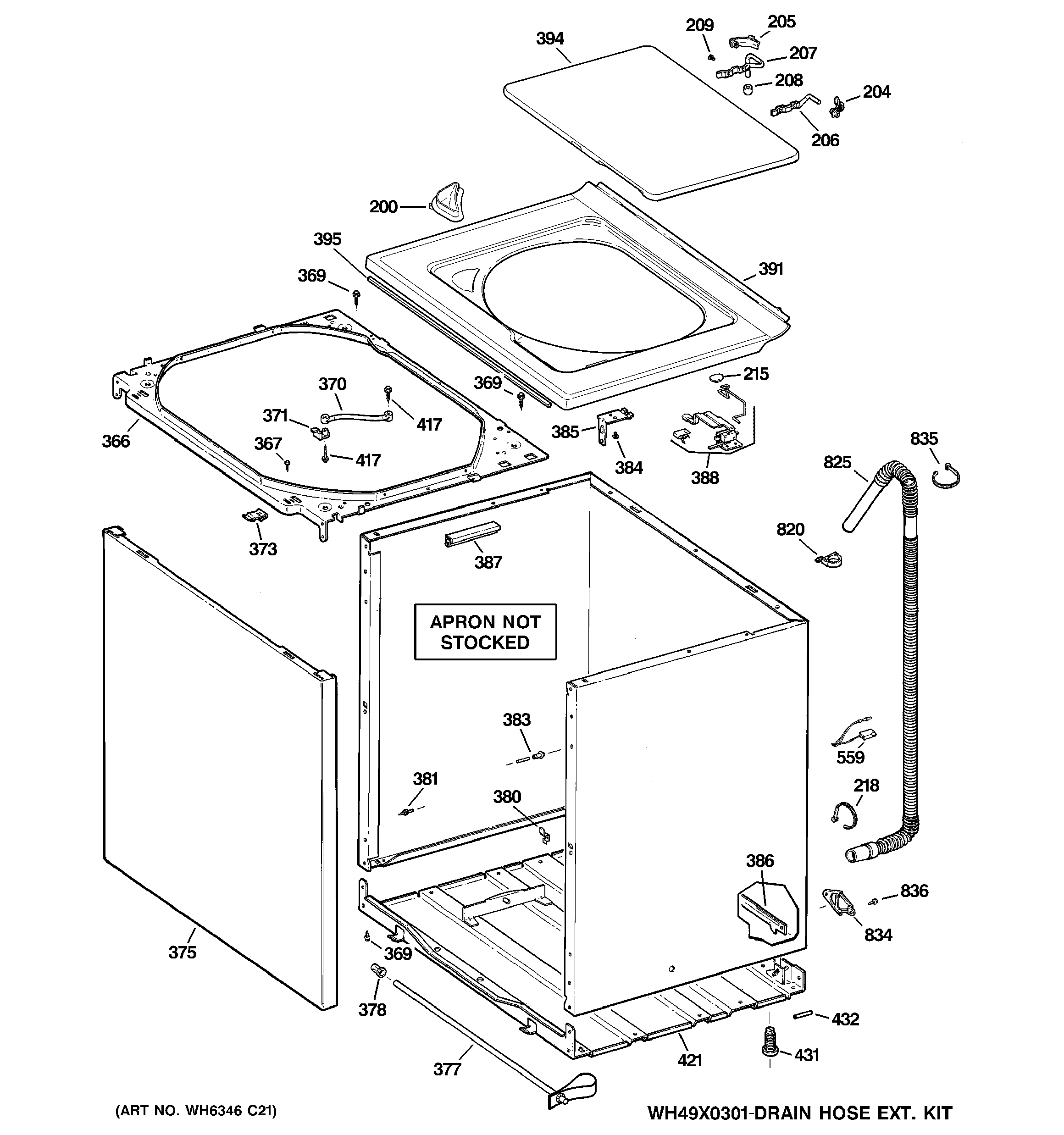 Cabinet, cover & front panel