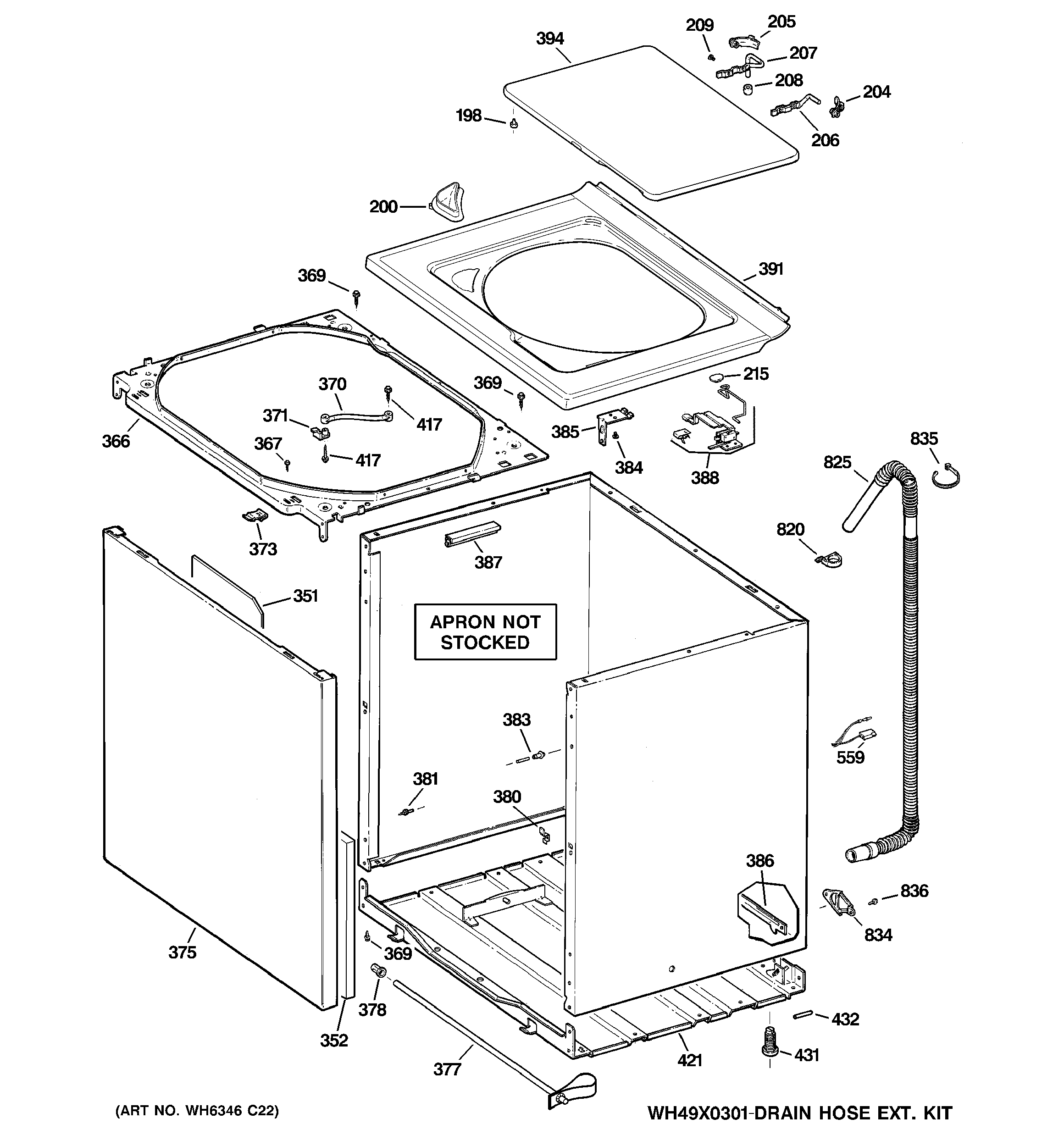 Cabinet, cover & front panel