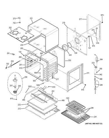 Upper oven
