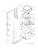 Fresh food shelves