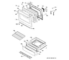 GE CGS975SED4SS door & drawer parts diagram