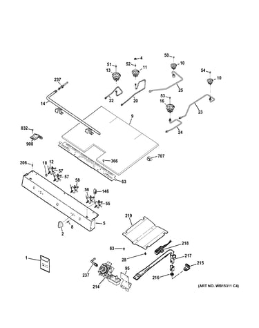 Gas & burner parts