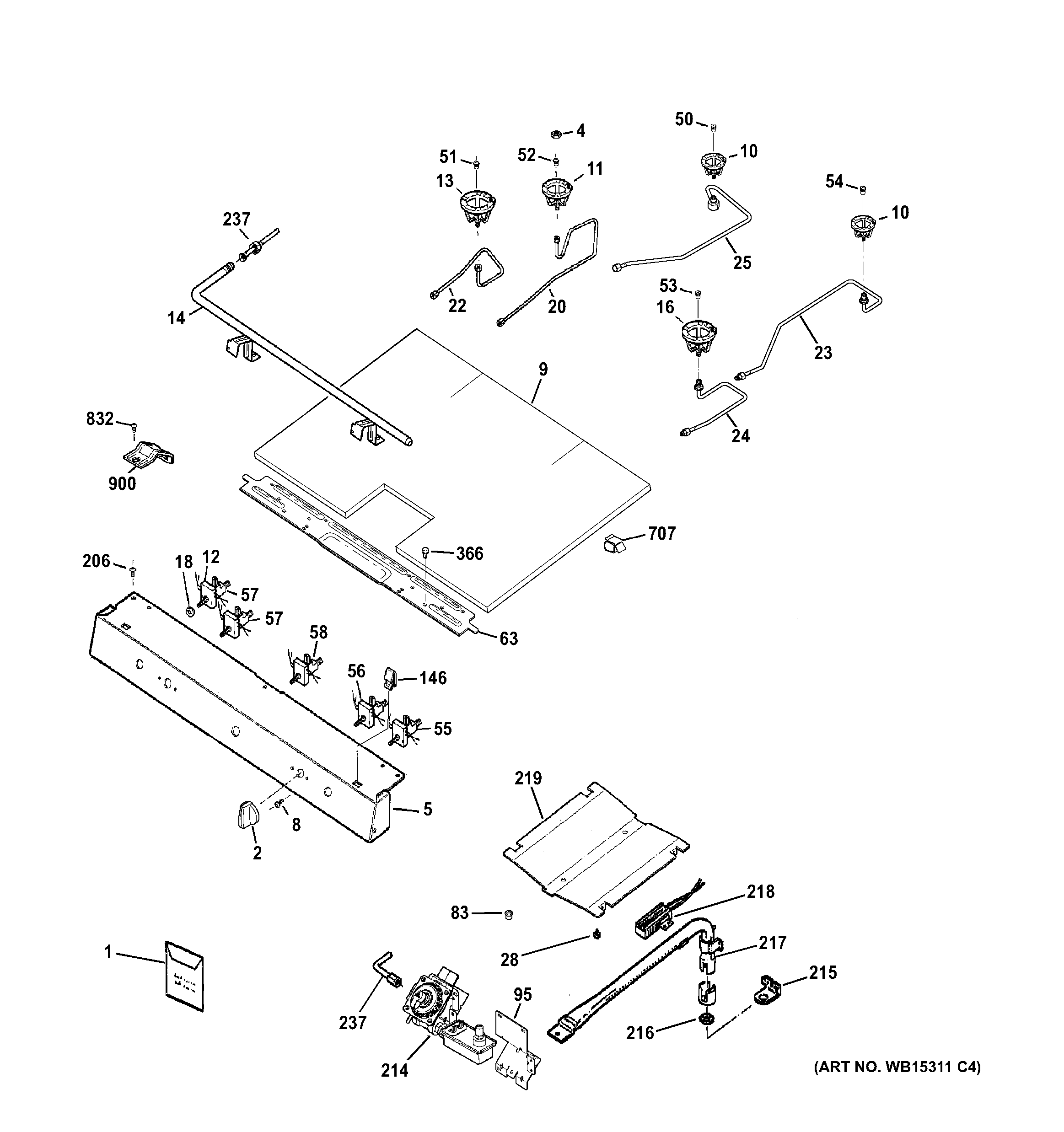 GAS & BURNER PARTS