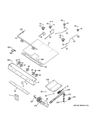 Gas & burner parts