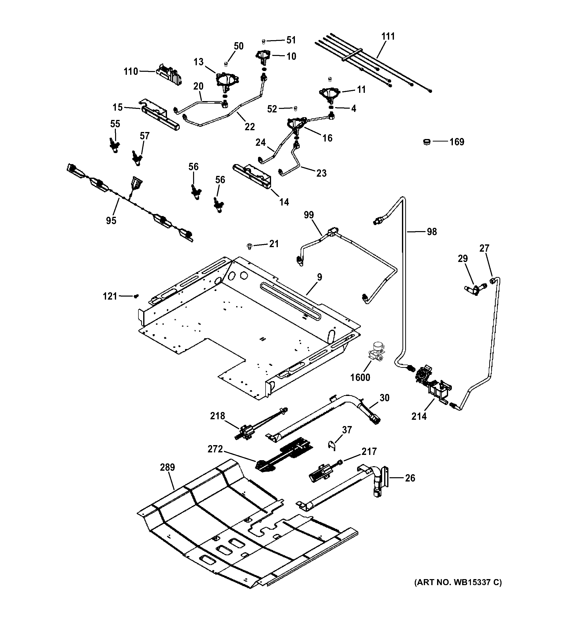 Gas & burner parts