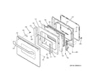 GE JGS968SH6SS door diagram