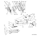 GE GFWH1400D0WW controls & dispenser diagram